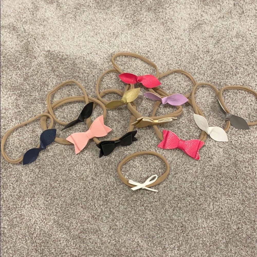 Bundle of 12 baby head bands